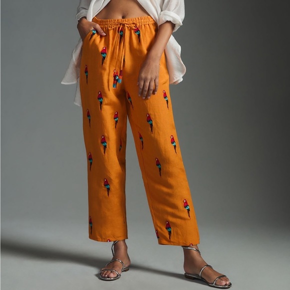 FARM Rio Pants - FARM RIO NWT Orange Parrot Beach Pants